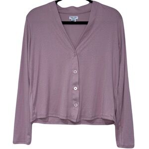 Splendid Women’s Light Pink Button-Up Cardigan Sweater XS
